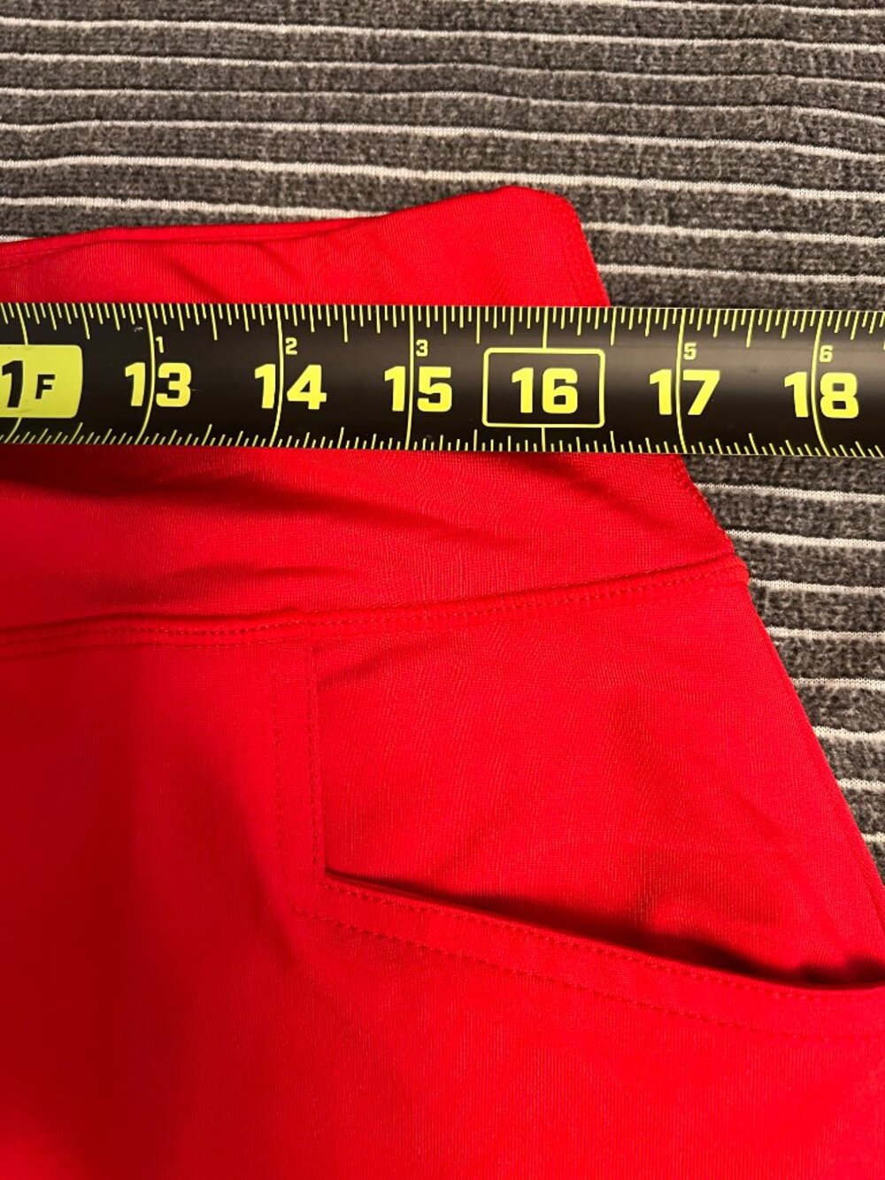 Coorun XL Red Athletic Skort NWT Tennis Golf Running Skirt with Pockets - Picture 9 of 10